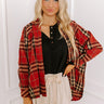Breezy Times Oversized Henley Top In Black Image - 1