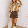 Always On The VIP List Stripe Top Image - 1