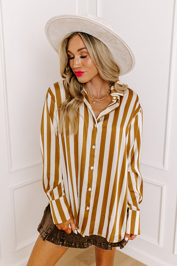 Always On The VIP List Stripe Top Image - 4