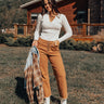 The McKenzie High Waist Jean In Camel Image - 1