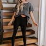 Strong Spirit High Waist Butter Soft Legging In Black Image - 1
