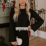 Daring Stares Pearl Fringe Sweater Top Image - 1