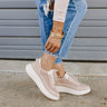 The Sean Platform Sneaker In Blush Image - 1