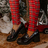 The Amara Patent Heel Loafer In Black Image - 1