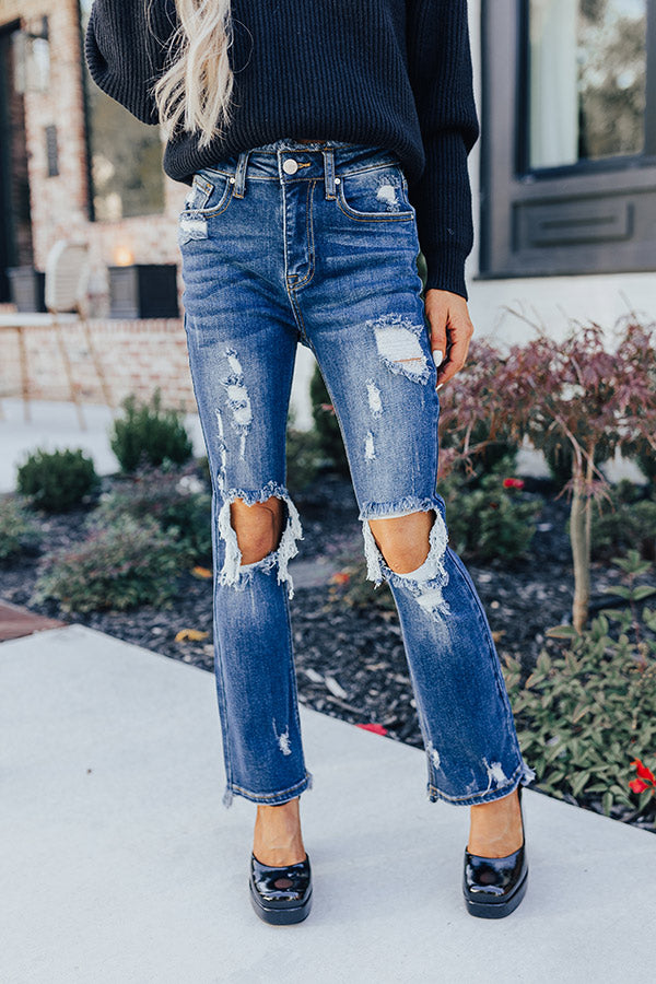 Risen The Savannah High Waist Distressed Jean Image - 2