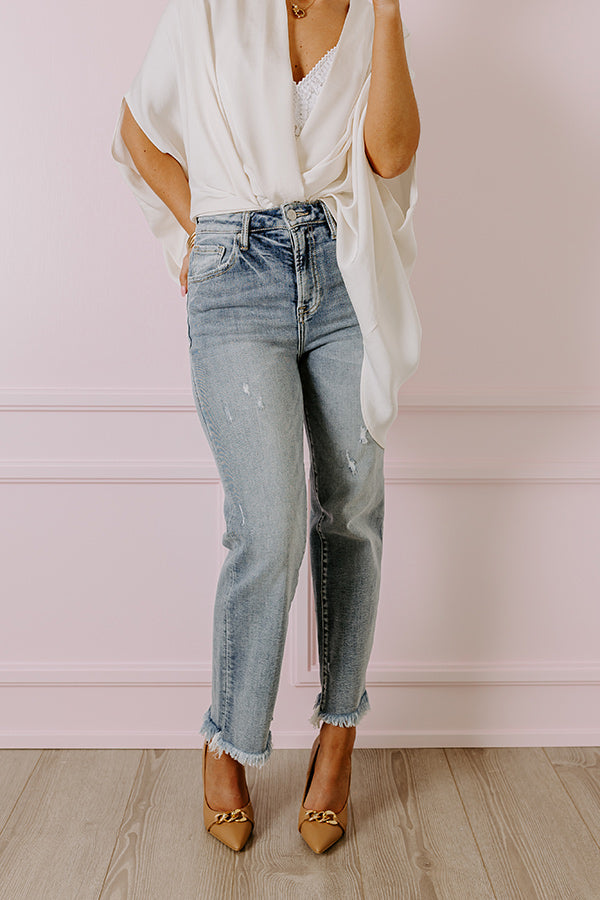 Risen Scarlett High Waist Jean In Medium Wash Image - 4