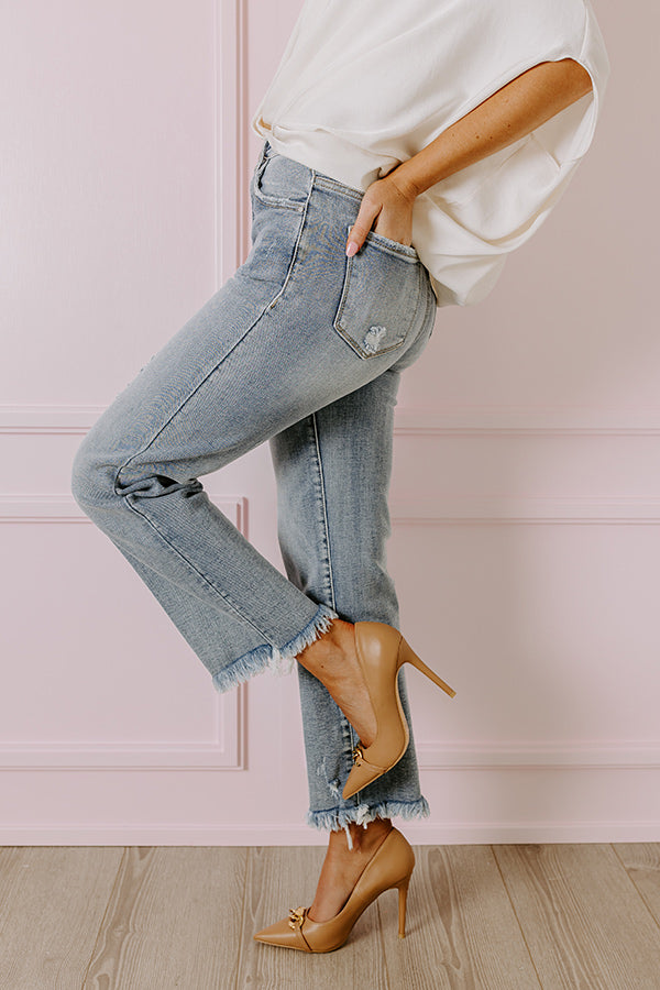 Risen Scarlett High Waist Jean In Medium Wash Image - 5