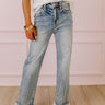 Risen Scarlett High Waist Jean In Medium Wash Image - 1