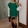 Venice Vision Sweater Top In Hunter Green Image - 1