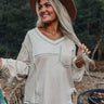 Manifest It Waffle Knit Top Image - 1