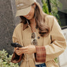 New York Embroidered Baseball Cap in Sage Image - 1