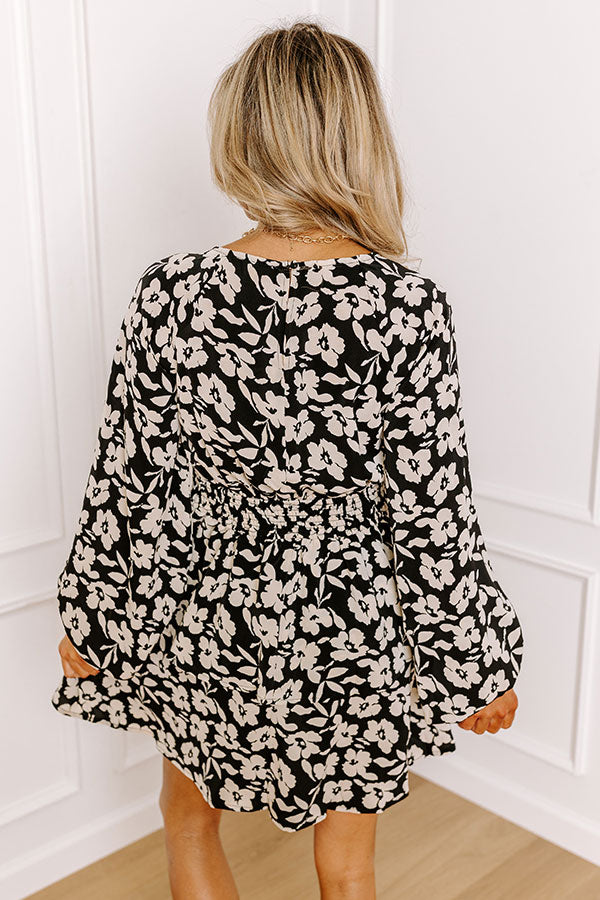 Endless Sophistication Floral Mini Dress Image - 4