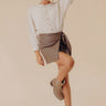 Roaming The City Faux Leather Skirt Image - 1