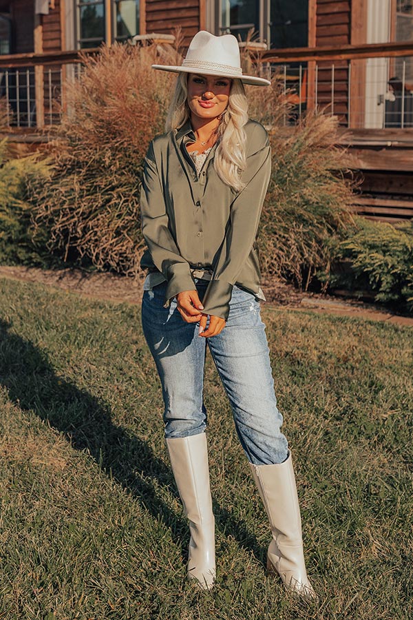 Playlist On Repeat Button Up In Sage Image - 2