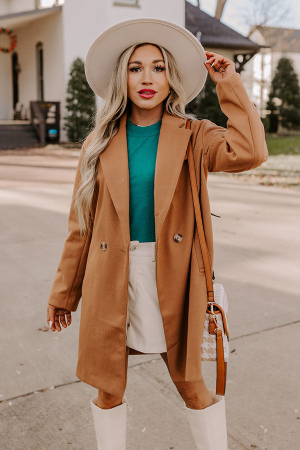 Autumn Treasure Coat In Iced Mocha Image - 2