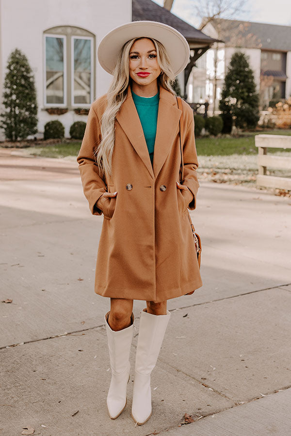 Autumn Treasure Coat In Iced Mocha Image - 1