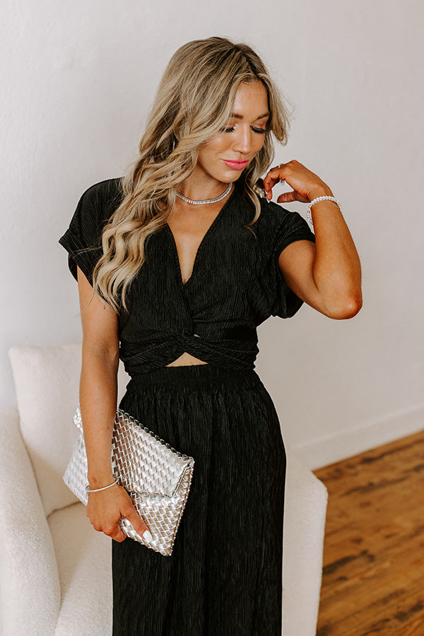 Social And Chic Pleated Top Image - 1
