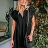 Long Weekend Wonderful Shift Dress In Black Image - 1