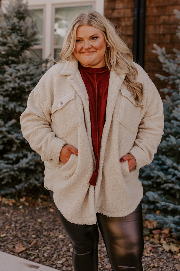 Haute Harmony Sherpa Jacket Curves Image - 1