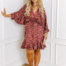 Simply Carried Away Floral Mini Dress Curves Image - 1