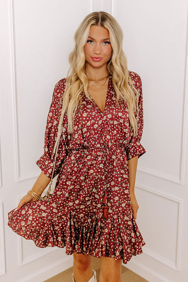 Simply Carried Away Floral Mini Dress Image - 2