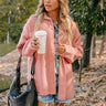 Next One Up Knit Jacket In Blush Image - 1
