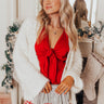 Fall Gratitude Embellished Cardigan In Ivory Image - 1
