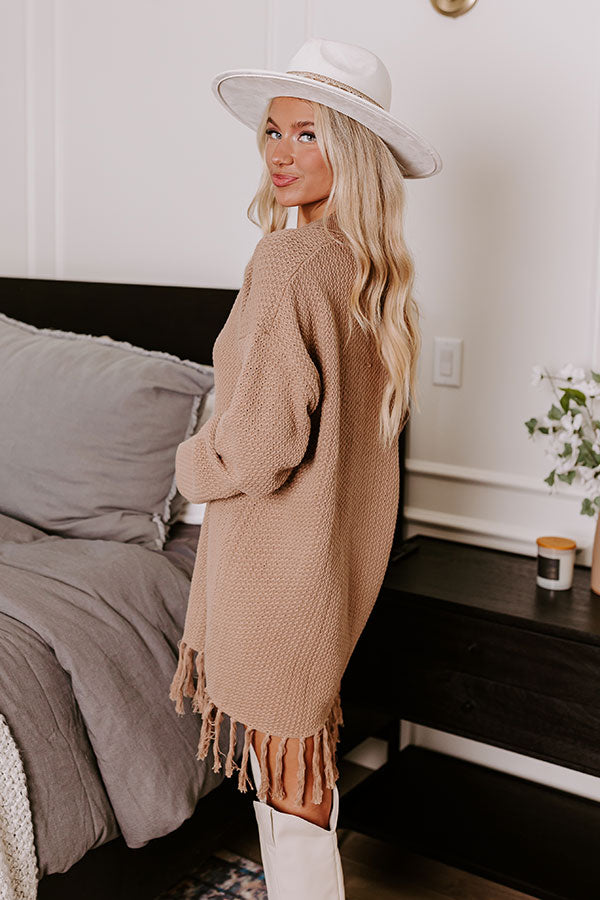 Brown Sugar Smiles Knit Sweater Dress Image - 2