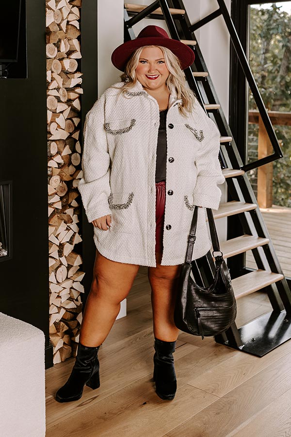 Comfy Glam Tweed Jacket Curves Image - 2