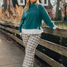 The Holtz High Waist Plaid Pants Curves Image - 1