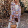 Falling For You Plaid Coat Image - 1