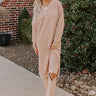 Fall Sentiments Waffle Knit Midi In Iced Latte Image - 1