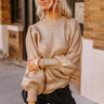 Close To Heart Metallic Sweater Top Image - 1