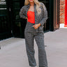 The Parker High Waist Tweed Trousers Image - 1
