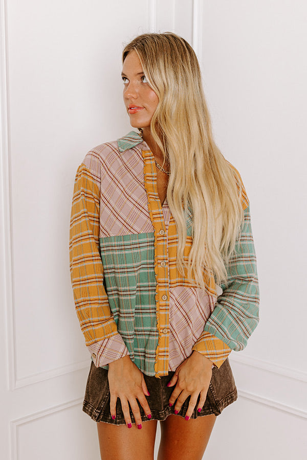 Mountain Overlook Colorblock Flannel Image - 2