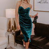 Late Night Gathering Velvet Midi Image - 1