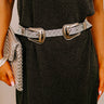 Driving Country Roads Rhinestone Belt In Silver Image - 1