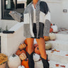 Take The Train Houndstooth Jacket In Black Image - 1