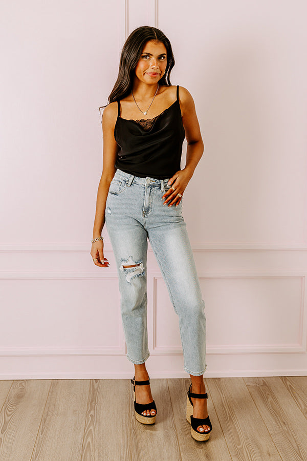 Risen The Bolt High Waist Jean in Light Wash Image - 5