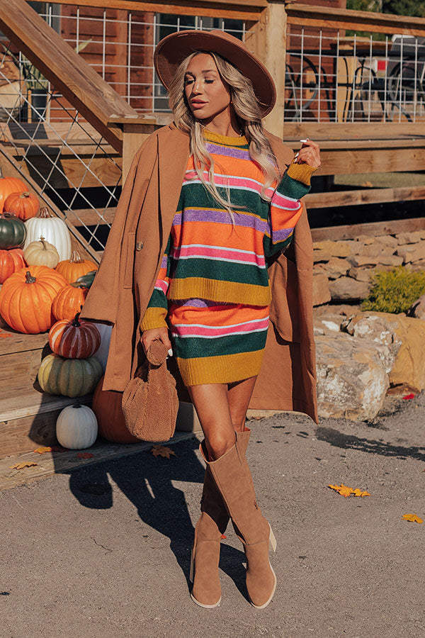 Beautiful Routine Stripe Sweater Image - 1