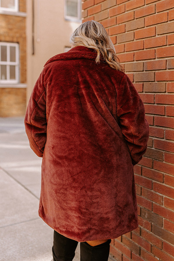 Guest To Impress Faux Fur Coat Curves Image - 4