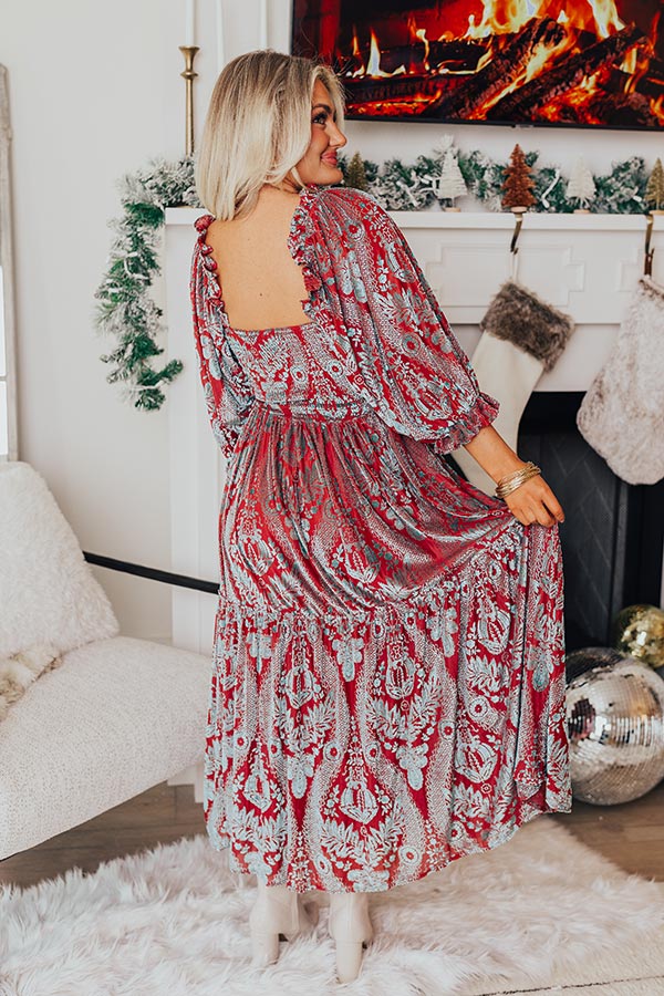 Midnight Mantra Velvet Midi Image - 5