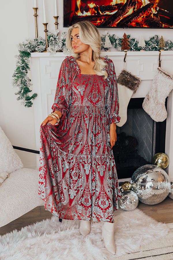 Midnight Mantra Velvet Midi Image - 4