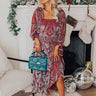 Midnight Mantra Velvet Midi Image - 1