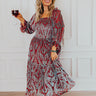 Midnight Mantra Velvet Midi Curves Image - 1