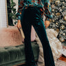 Glamour Galore High Waist Velvet Pants Image - 1