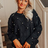Couture Charm Embellished Sweater Image - 1