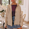 Bonfire Nights Quilted Jacket in Warm Taupe Image - 1