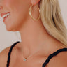 Flirty Nature Hoop Earrings Image - 1