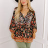 Amber Abundance Floral Top Curves Image - 1